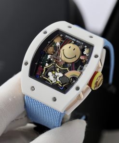 Đồng hồ Richard Mille Rep 11 RM88 Smiley dây dù màu xanh dương 42mm (1)