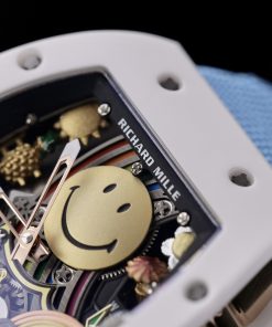 Đồng hồ Richard Mille Rep 11 RM88 Smiley dây dù màu xanh dương 42mm (1)