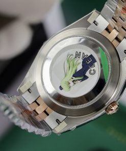 Đồng hồ Rolex Date Just 3235 Clean giá rẻ Wimbledon Fake 11 41mm (2)