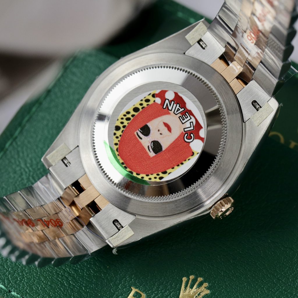 Đồng hồ Rolex Date Just 3235 Clean giá rẻ cọc số đính đá Fake 11 41mm (8)