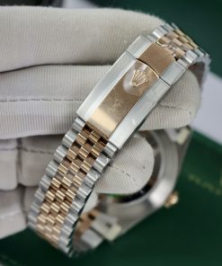 Đồng hồ Rolex Date Just 3235 Clean giá rẻ cọc số đính đá Fake 11 41mm (8)