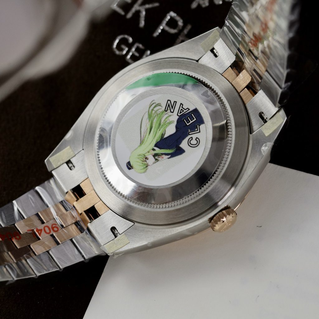 Đồng hồ Rolex Date Just 3235 Clean giá rẻ mặt khảm trai Fake 11 41mm (10)