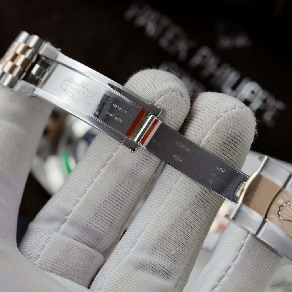 Đồng hồ Rolex Date Just 3235 Clean giá rẻ mặt khảm trai Fake 11 41mm (10)