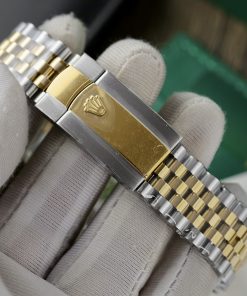 Đồng hồ Rolex Date Just 3235 Clean giá rẻ mặt xà cừ Fake cao cấp 41mm (9)
