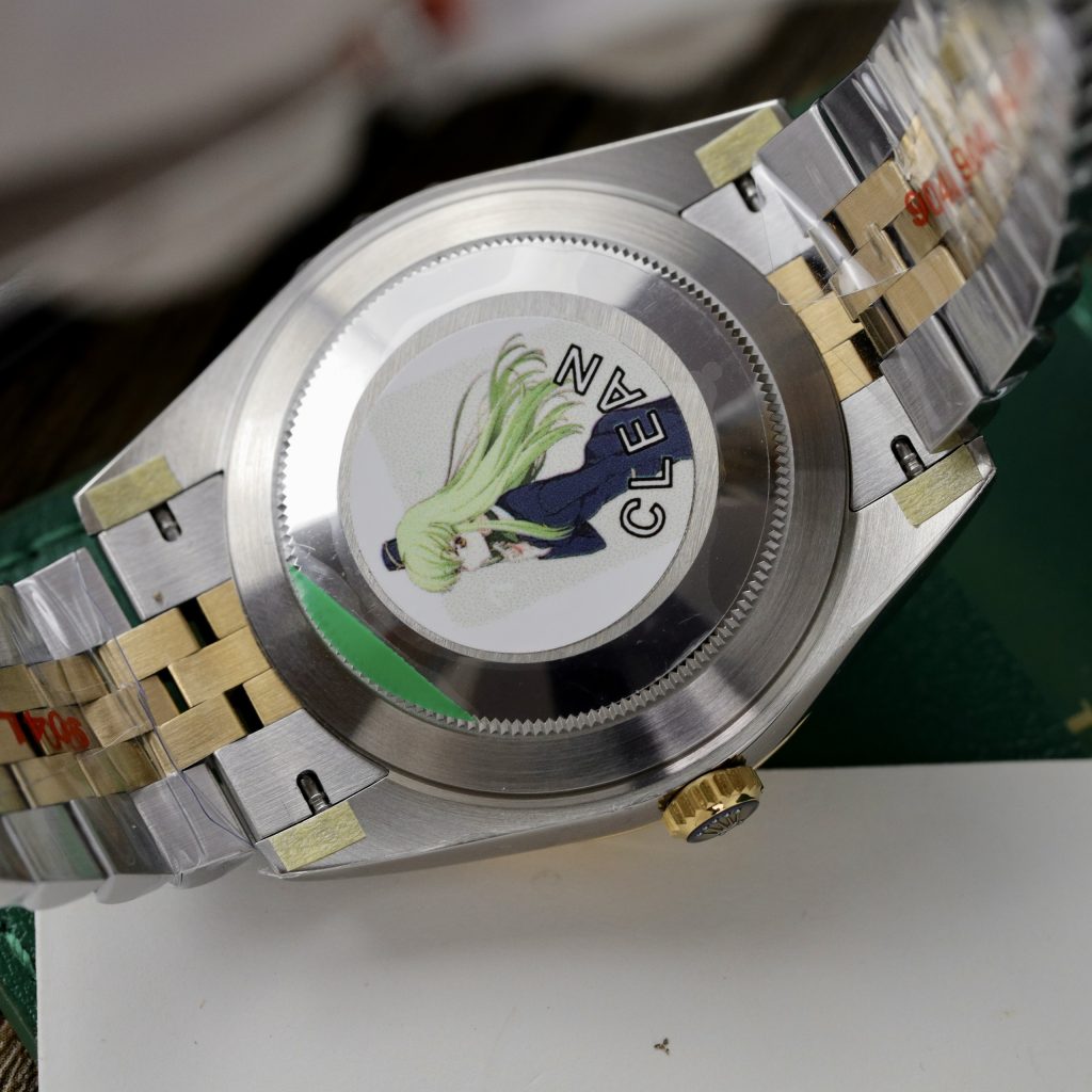 Đồng hồ Rolex Date Just 3235 Clean giá rẻ mặt xà cừ Fake cao cấp 41mm (9)