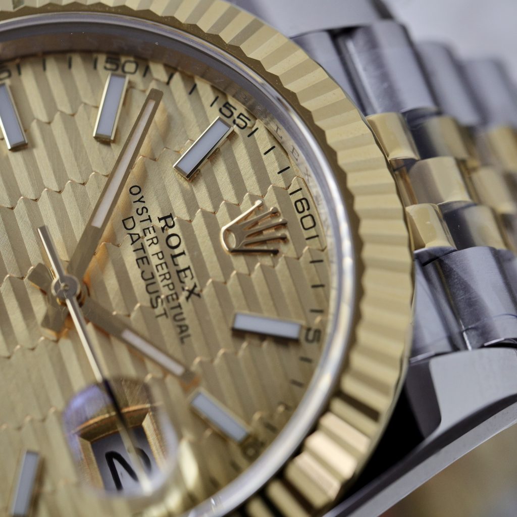 Đồng hồ Rolex Date Just 3235 Clean giá rẻ mặt xếp gạch Fake cao cấp 41mm