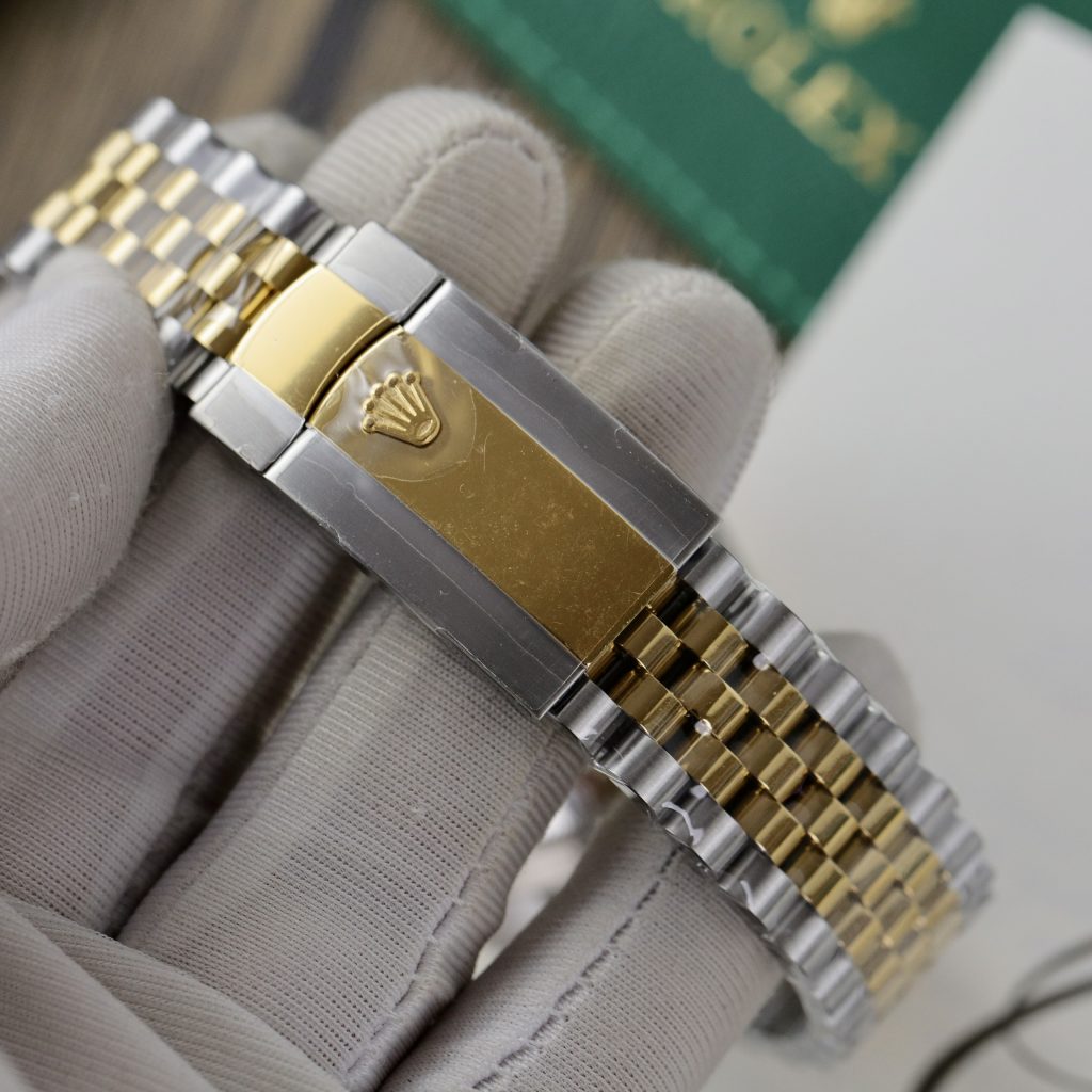 Đồng hồ Rolex Date Just 3235 Clean giá rẻ mặt xếp gạch Fake cao cấp 41mm