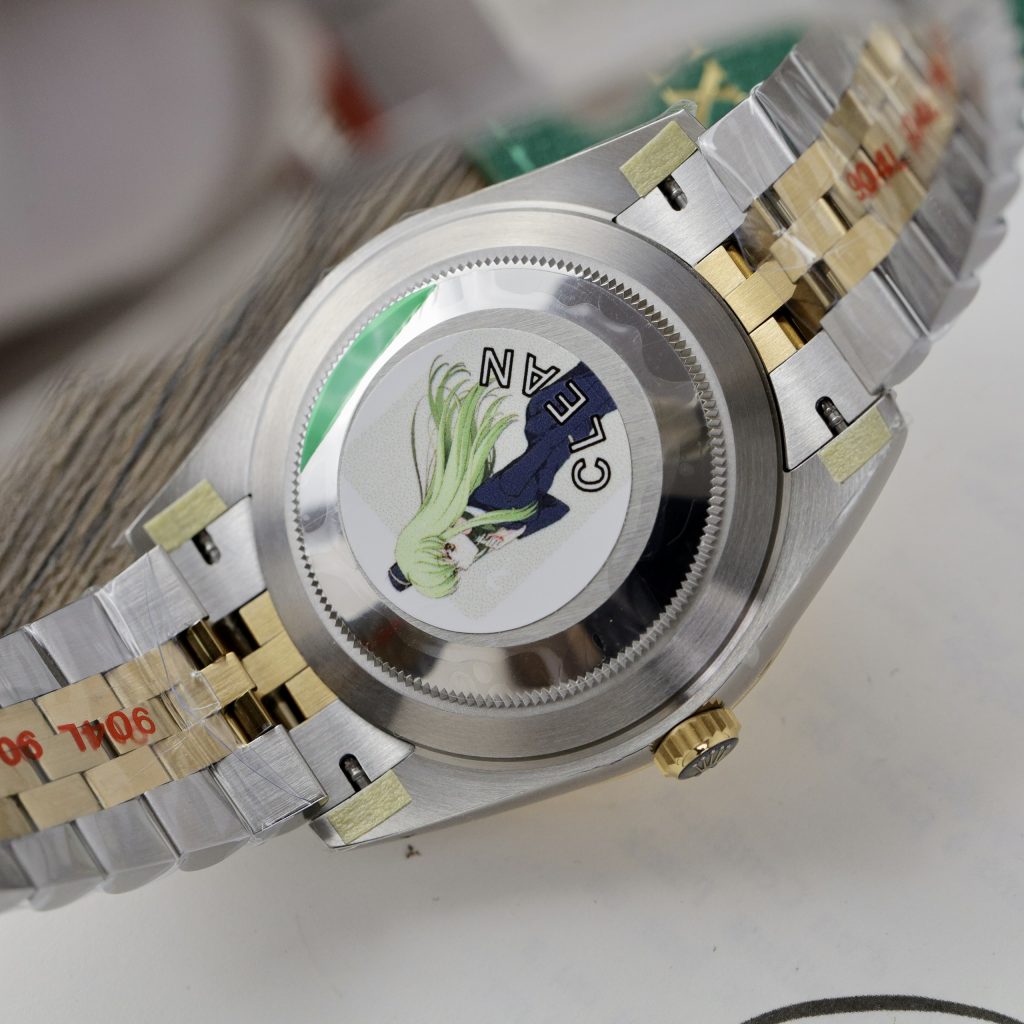 Đồng hồ Rolex Date Just 3235 Clean giá rẻ mặt xếp gạch Fake cao cấp 41mm