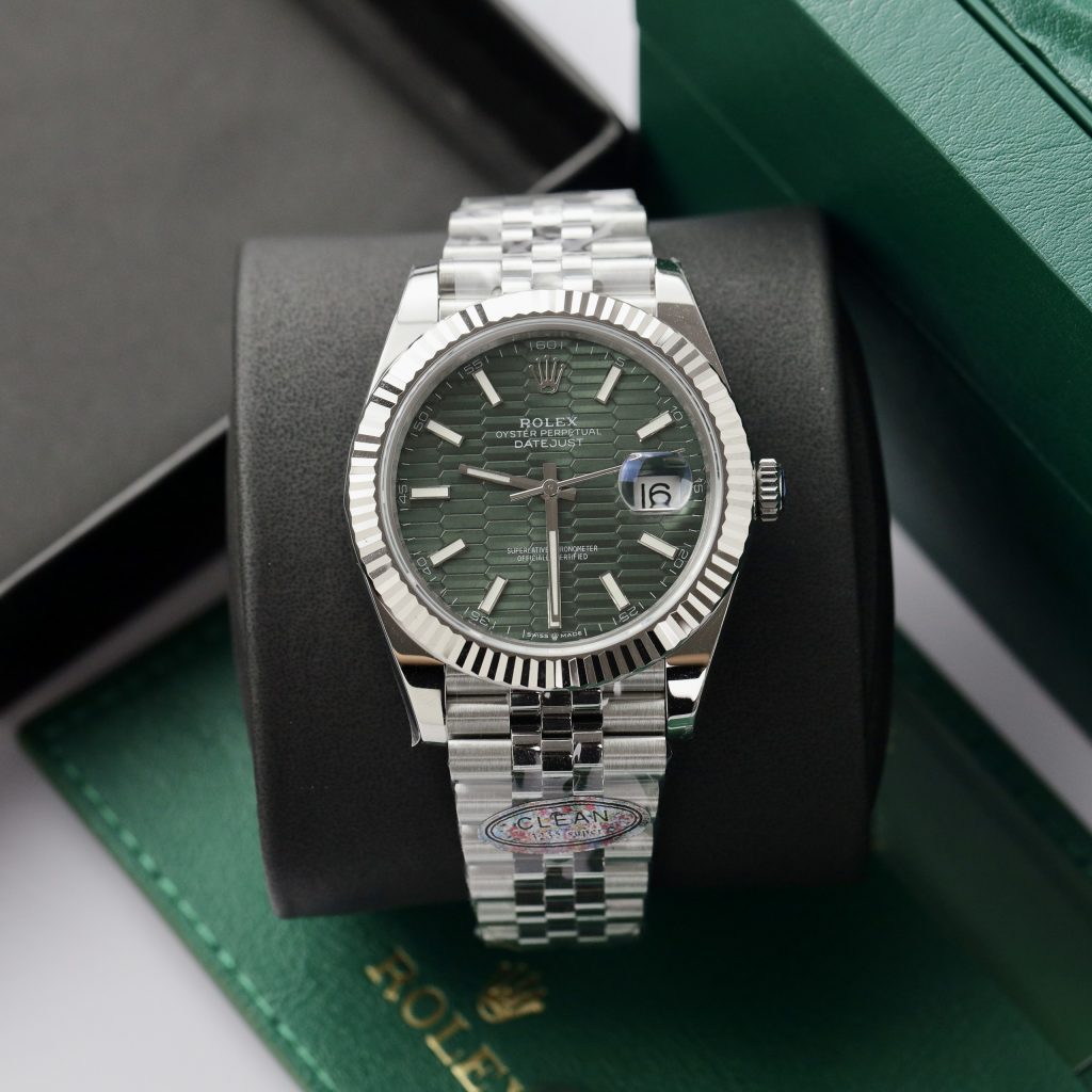 Đồng hồ Rolex nam Rep 1:1 DateJust 3235 Clean mặt nếp 41mm
