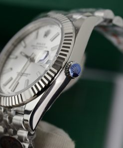 Đồng hồ Rolex nam Rep 11 DateJust 3235 Clean cọc số dạ quang 41mm