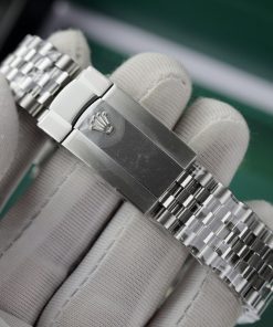 Đồng hồ Rolex nam Rep 11 DateJust 3235 Clean cọc số dạ quang 41mm