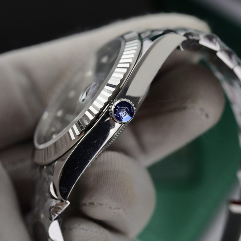 Đồng hồ Rolex nam Rep 11 DateJust 3235 Clean cọc số đính đá 41mm (4)