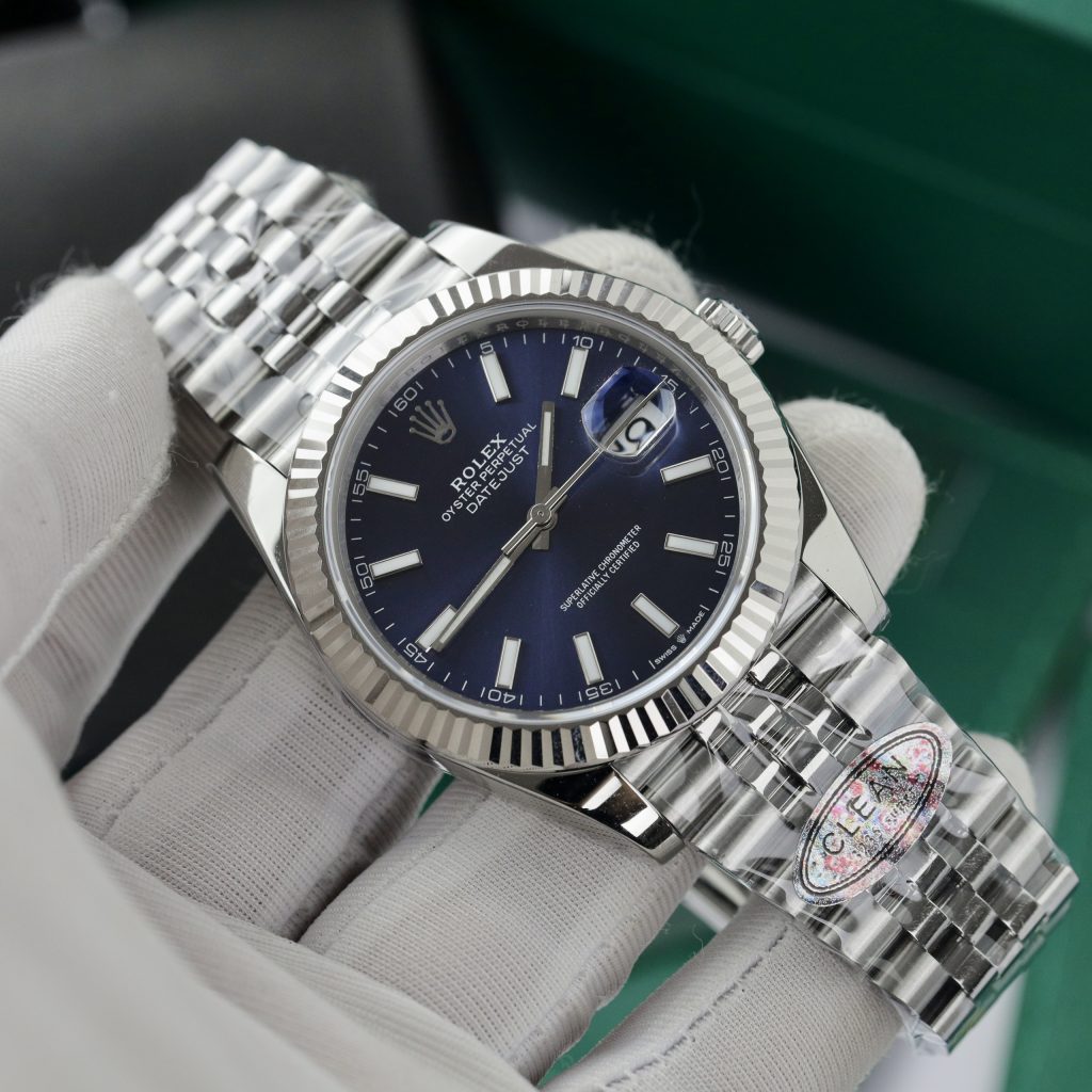 Đồng hồ Rolex nam Rep 11 DateJust 3235 Clean mặt chải tia 41mm (1)