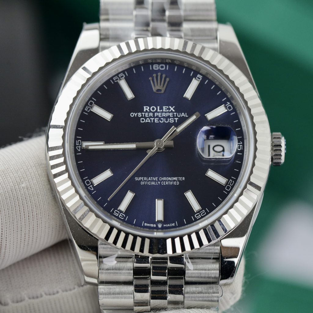 Đồng hồ Rolex nam Rep 11 DateJust 3235 Clean mặt chải tia 41mm (1)