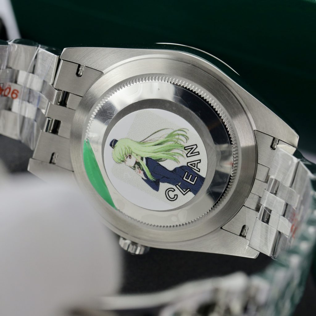 Đồng hồ Rolex nam Rep 11 DateJust 3235 Clean mặt xám chải tia 41mm