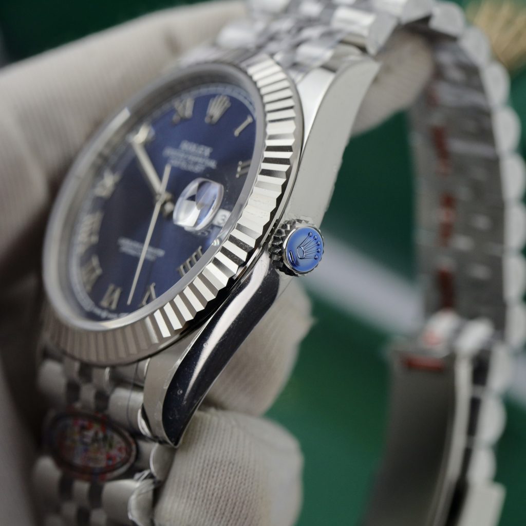 Đồng hồ Rolex nam Rep 11 DateJust 3235 Clean mặt xanh bleu 41mm (1)