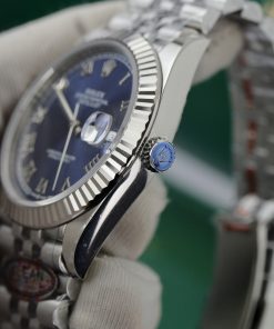 Đồng hồ Rolex nam Rep 11 DateJust 3235 Clean mặt xanh bleu 41mm (1)