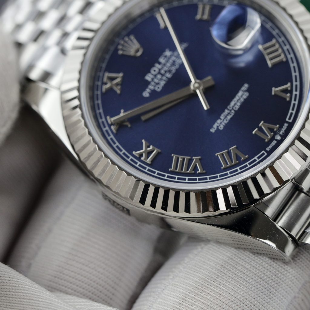 Đồng hồ Rolex nam Rep 11 DateJust 3235 Clean mặt xanh bleu 41mm (1)
