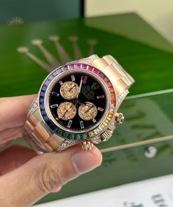 Đồng hồ Rolex nam Rep 11 Daytona Rainbow cao cấp nhất nhà máy King 40mm (1)