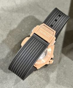 Đồng Hồ Hublot Chế Tác Big Bang One Click King Gold Đính Đá 39mm (2)