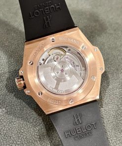 Đồng Hồ Hublot Chế Tác Big Bang One Click King Gold Đính Đá 39mm (2)
