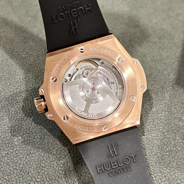 Đồng Hồ Hublot Chế Tác Big Bang One Click King Gold Đính Đá 39mm (2)