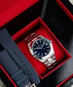 Đồng Hồ Vacheron Constantin Rep 11 Overseas mặt xanh nhà máy PPF 41mm (10)