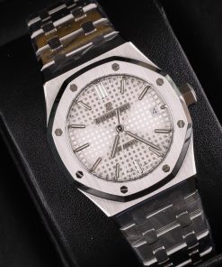 Đồng hồ Audemars Piget Royal Oak Rep 11 mặt trắng nhà máy APS 37mm (5)