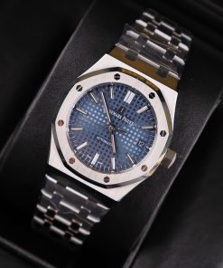 Đồng hồ Audemars Piget Royal Oak Rep 11 mặt xanh dương nhà máy APS 37mm (5)