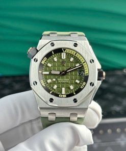 Đồng hồ Audemars Piguet Rep 11 Royal Oak Offshore 15720ST màu xanh nhà máy APS 42mm (1)