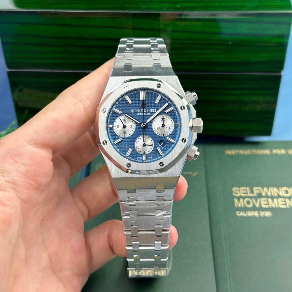 Đồng hồ Audemars Piguet Royal Oak 26331ST mặt xanh nhà máy IP 41mm (2)
