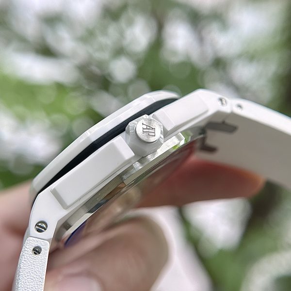 Đồng hồ Audemars Piguet Royal Oak Offshore 15707CB vỏ gốm trắng nhà máy APS 42mm (2)