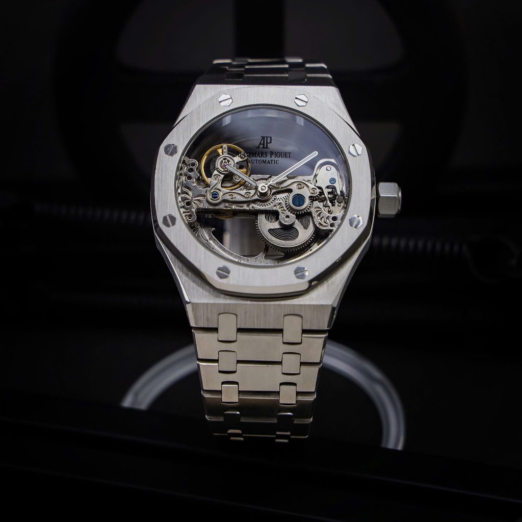 Đồng hồ Audemars Piguet Royal oak lộ cơ automtic máy Nhật Fake cao cấp 44mm