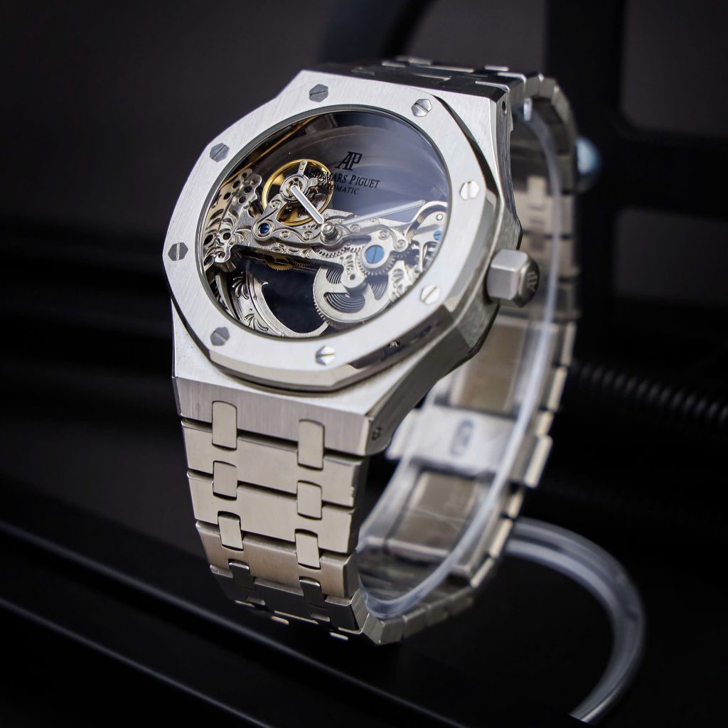 Đồng hồ Audemars Piguet Royal oak lộ cơ automtic máy Nhật Fake cao cấp 44mm
