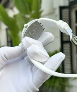 Đồng hồ Franck Muller V32 Rep 11 nữ màu trắng đính đá Swarovski 36mm (2)