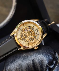 Đồng hồ Guess nam GW0389G2 dây da 6kim Like Auth 42mm