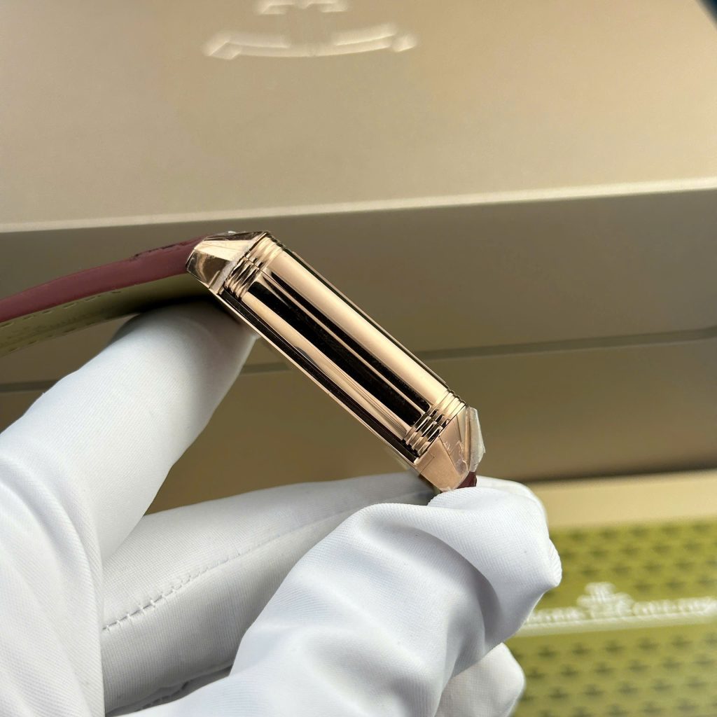 Đồng hồ Jaeger LeCoultre Master Reverso Rep 11 cao cấp 2 mặt màu trắng xám MGF 30x40mm (2)