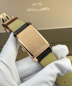 Đồng hồ Jaeger LeCoultre Master Reverso Rep 11 cao cấp 2 mặt màu trắng xám MGF 30x40mm (2)