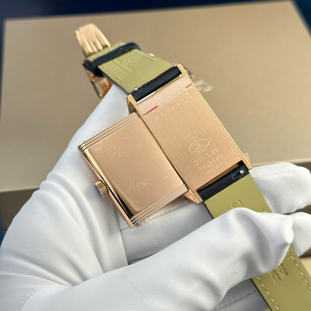Đồng hồ Jaeger LeCoultre Master Reverso Rep 11 cao cấp mặt xanh blue 30x40mm (2)