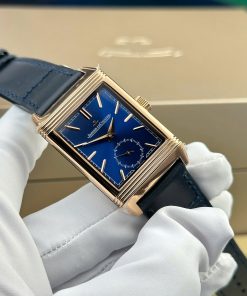 Đồng hồ Jaeger LeCoultre Master Reverso Rep 11 cao cấp mặt xanh blue 30x40mm (2)