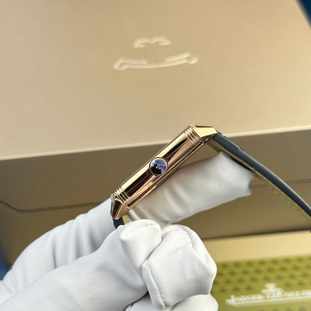 Đồng hồ Jaeger LeCoultre Master Reverso Rep 11 cao cấp mặt xanh blue 30x40mm (2)