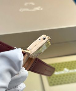 Đồng hồ Jaeger LeCoultre Master Reverso Replica 11 màu đỏ mận 30x40mm (2)