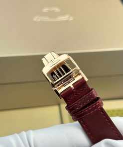 Đồng hồ Jaeger LeCoultre Master Reverso Replica 11 màu đỏ mận 30x40mm (2)
