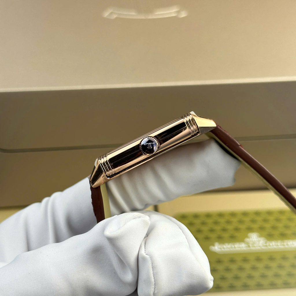 Đồng hồ Jaeger LeCoultre Master Reverso Replica 11 màu đỏ mận 30x40mm (2)