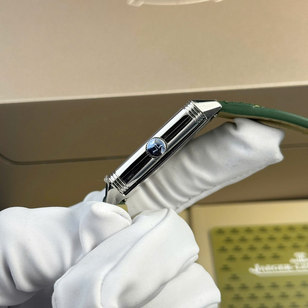 Đồng hồ Jaeger LeCoultre Master Reverso Replica 11 màu xanh lá cây MGF 30x40mm (2)