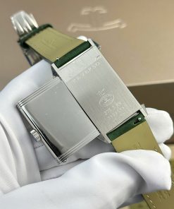 Đồng hồ Jaeger LeCoultre Master Reverso Replica 11 màu xanh lá cây MGF 30x40mm (2)