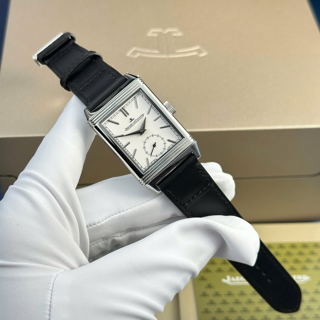 Đồng hồ Jaeger LeCoultre Master Reverso Replica 11 nam mặt trắng 30x40mm (2)