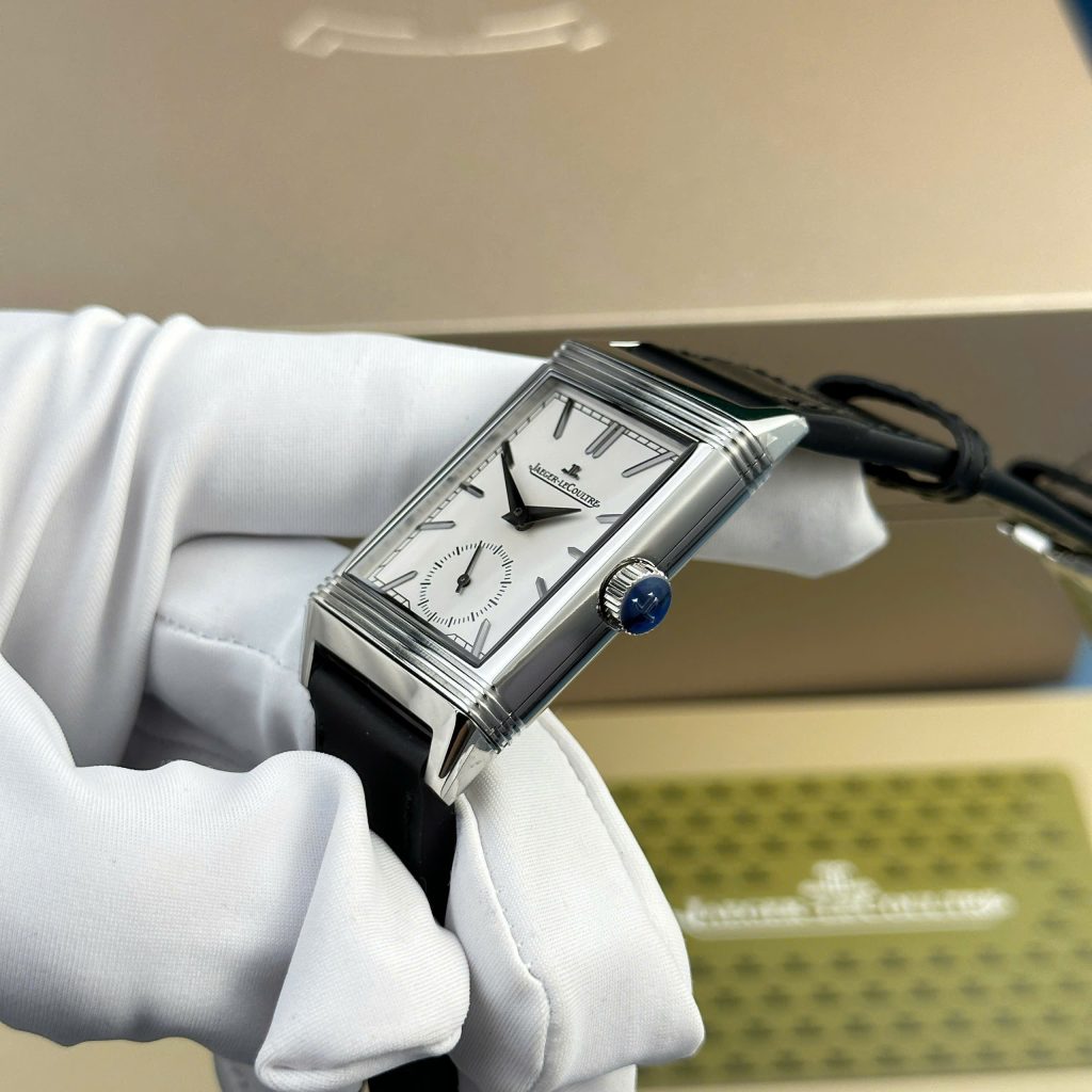 Đồng hồ Jaeger LeCoultre Master Reverso Replica 11 nam mặt trắng 30x40mm (2)