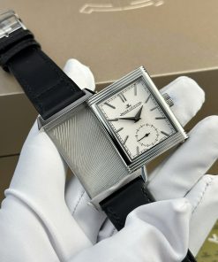 Đồng hồ Jaeger LeCoultre Master Reverso Replica 11 nam mặt trắng 30x40mm (2)