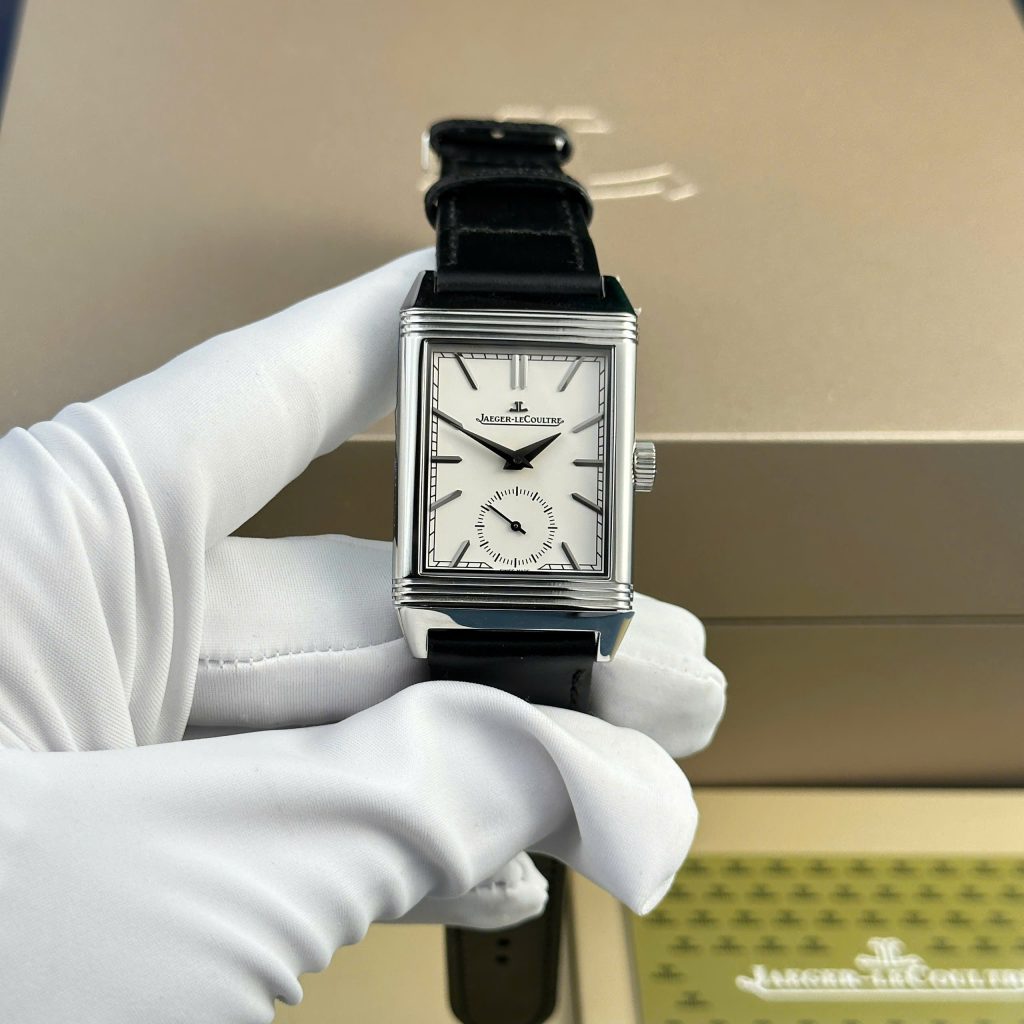 Đồng hồ Jaeger LeCoultre Master Reverso Replica 11 nam mặt trắng 30x40mm (2)